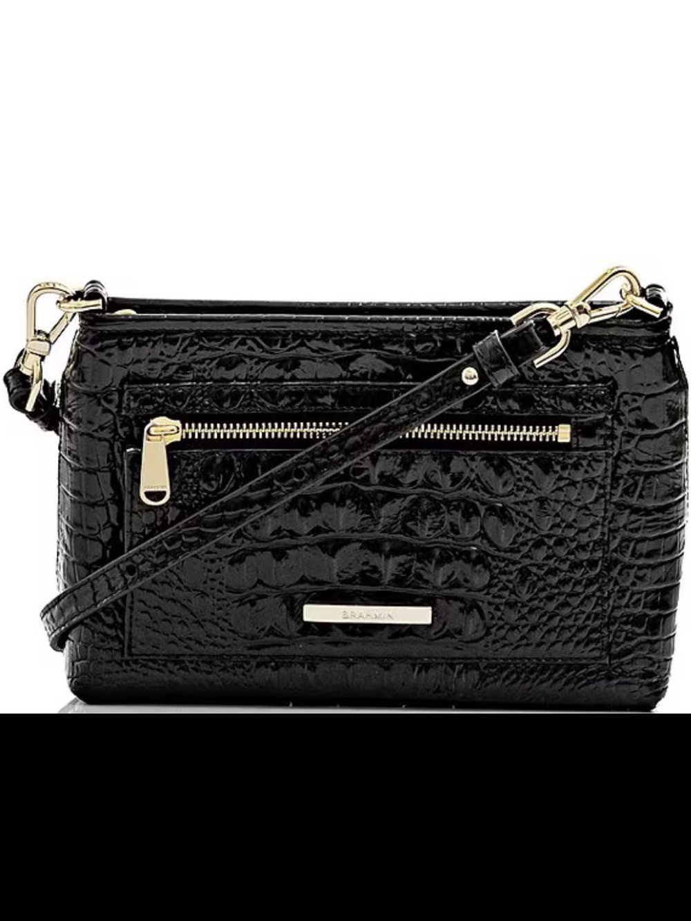 Melbourne Collection Vida Crossbody Bag black